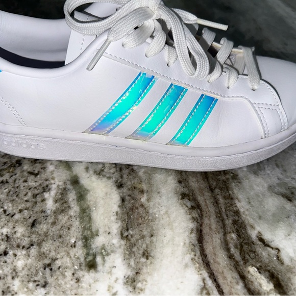 Adidas Grand Court holographic sneakers - SIZE 7 - Picture 2 of 10